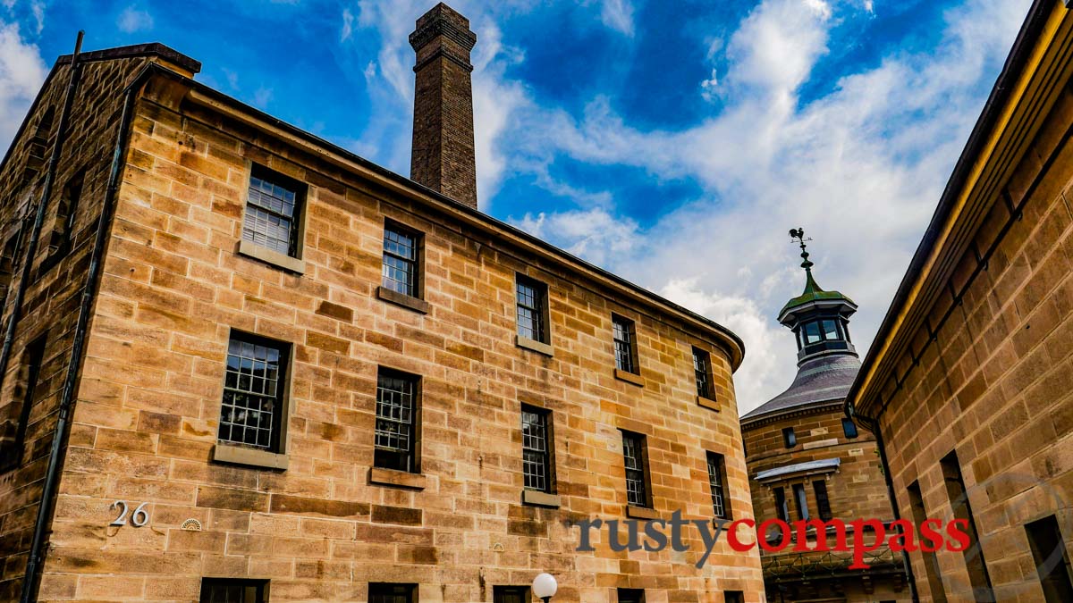 The old Darlinghurst Gaol is the National Art School.